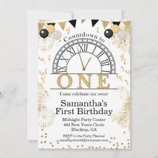 Cuenta regresiva para una invitación de cumpleaños