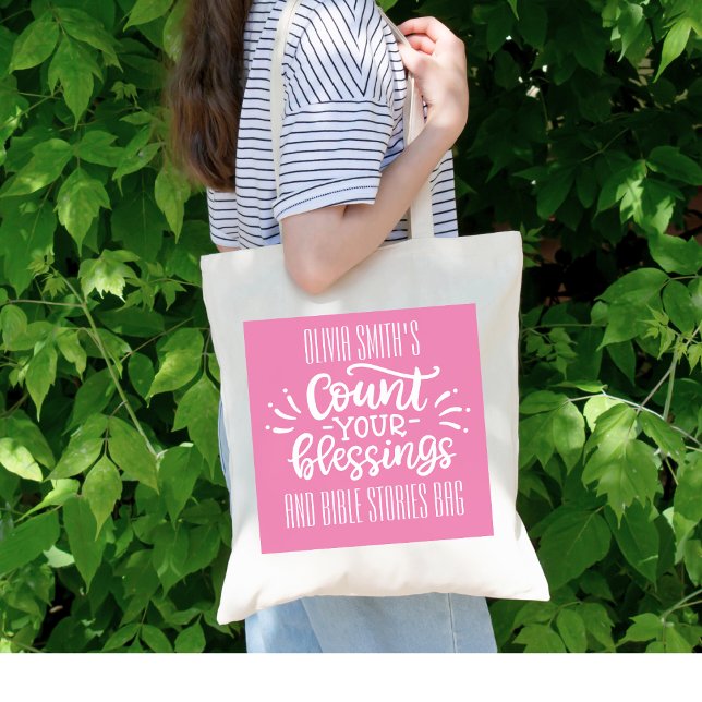 Cuenta Tus Bendiciones Bolsa de la Iglesia VBS par (Subido por el creador)