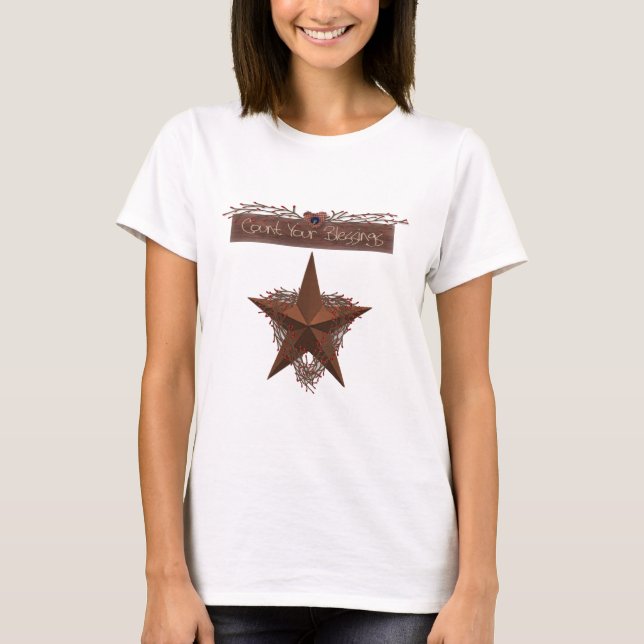 Cuente su camiseta de las bendiciones (Anverso)