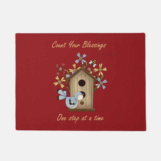 Cuente su felpudo de las bendiciones (Anverso)