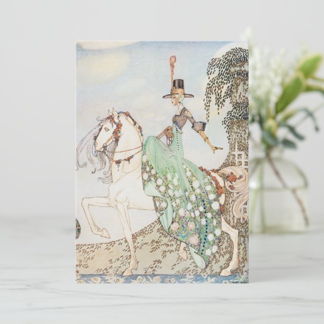 Cuento de hadas vintage, princesa Minette, Kay Nie (Anverso de pie)