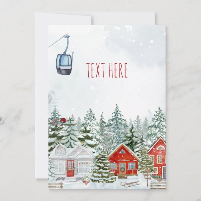 Cuento de Navidad tierra de maravillas de invierno (Anverso)