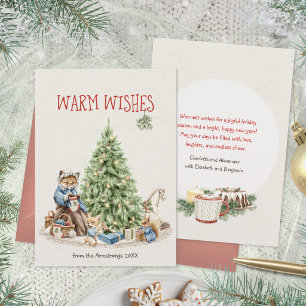 Cuento de punto zorro deseos de Navidad