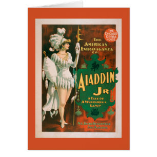 Cuento del Jr. de Aladdin de un teatro maravilloso