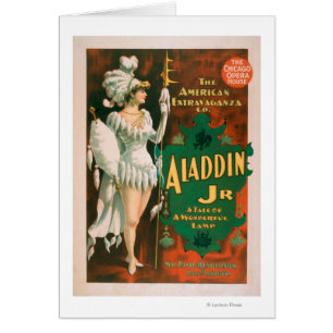 Cuento del Jr. de Aladdin de un teatro maravilloso