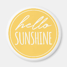Cuento Hola Sunshine Cita Amarillo Imán Sol