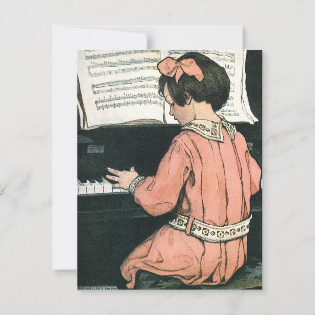 Cuentos de Jessie Willcox Smith, Chica de música d (Anverso)