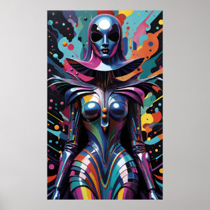 Cuentos de la Monja Cyborg - Arte de Ken Gage