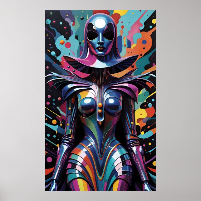 Cuentos de la Monja Cyborg - Arte de Ken Gage (Frente)