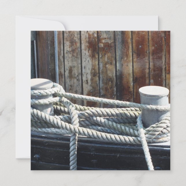 Cuerda marítima de un barco (Anverso)