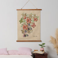 Cuero auténtico y arte ante tapiz colgante