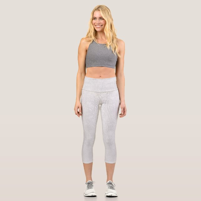 cuero blanco moderno como pantalones de yoga (Anverso)