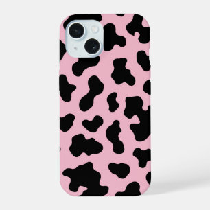 Cuero de Vaca Estampado Black & Pink