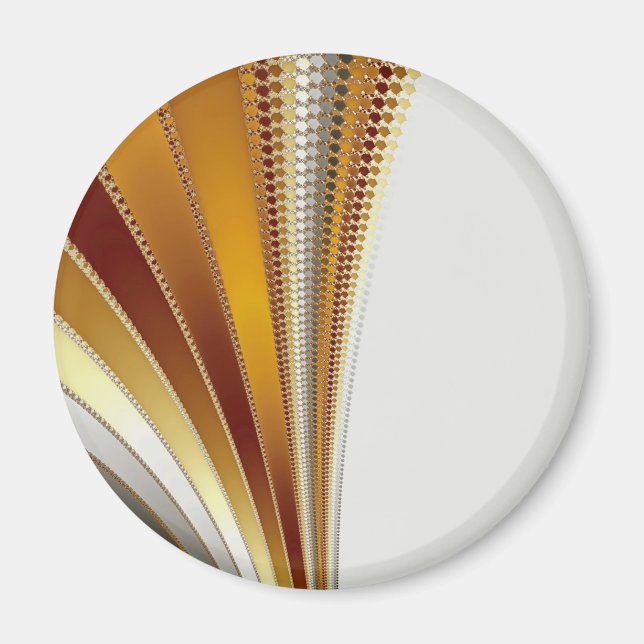 Cuero - imán fractal (Frente)