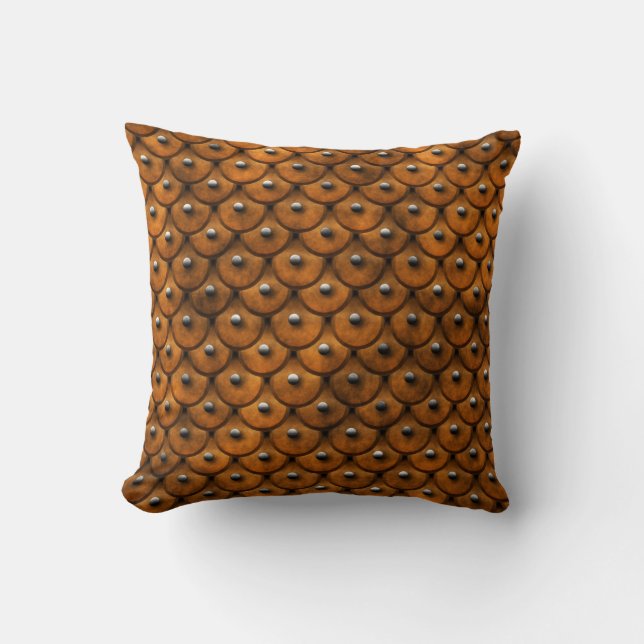 Cuero trenzado 1 almohada (Anverso)