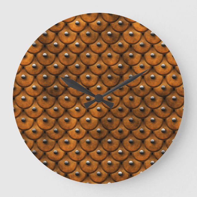 Cuero trenzado 1 reloj de pared (Anverso)
