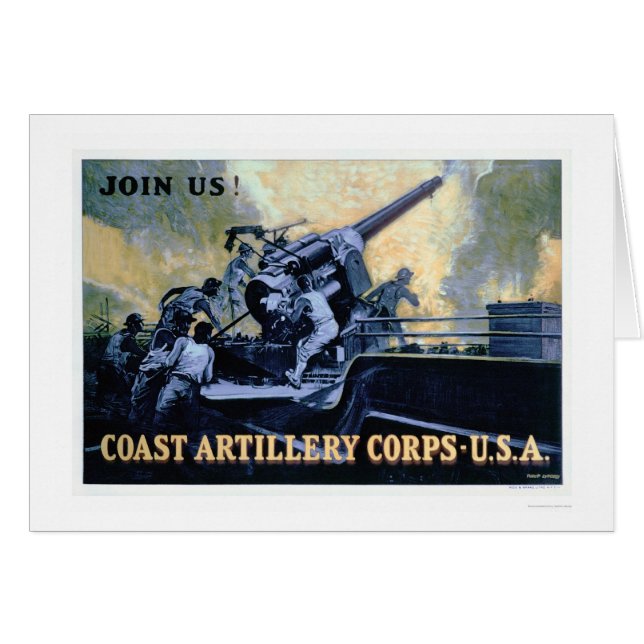 Cuerpo de la artillería de la costa (US02042) (Anverso (Horizontal))