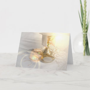 Cuerpo de la tarjeta de felicitación de Cristo