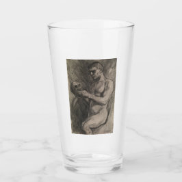 Cuerpo de un hombre sosteniendo un cráneo (por Alb