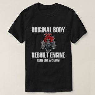 Cuerpo Original Motor Reconstruido Camiseta Divert