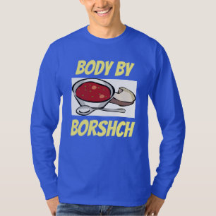 Cuerpo por la camisa del Borshch