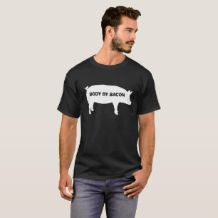 Cuerpo por la camiseta de los amantes del cerdo de