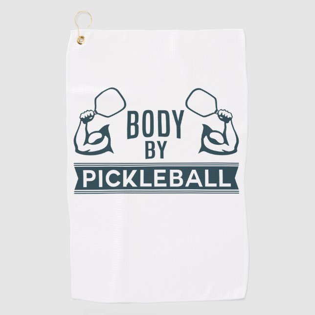 "Cuerpo por toalla de la microfibra de Pickleball" (Anverso)