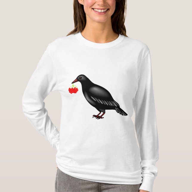 Cuervo con la camiseta de las bayas (Anverso)