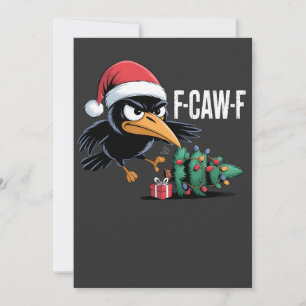 Cuervo de Navidad F-caw-f Árbol de Navidad Cuervo