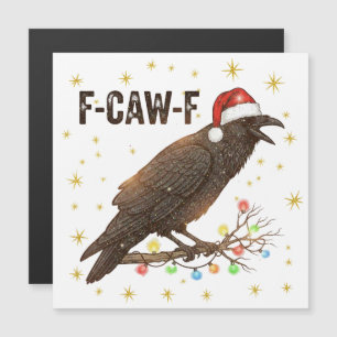 Cuervo divertido de Navidad F-CAW- F