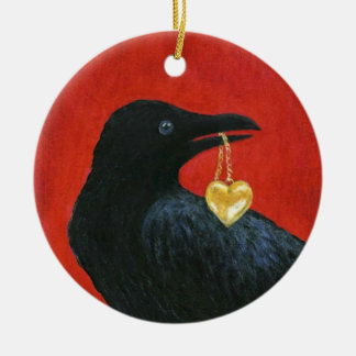 Cuervo y ornamento del Locket