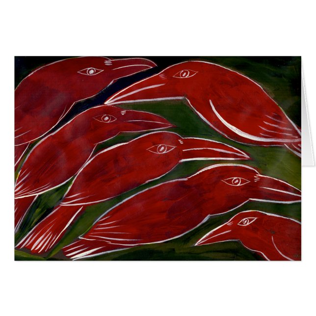 Cuervos iridiscentes (Anverso (Horizontal))