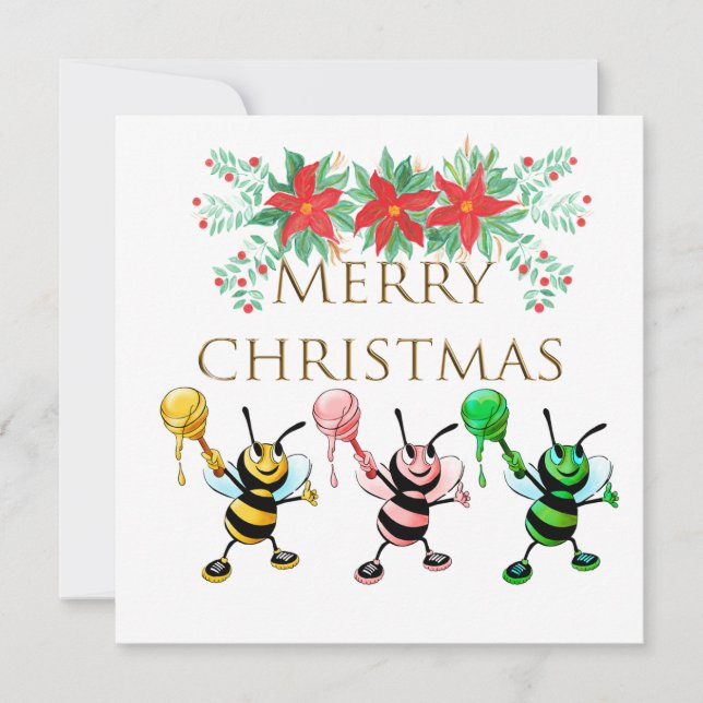 Cuesta Abejas Oro Feliz Navidad (Anverso)