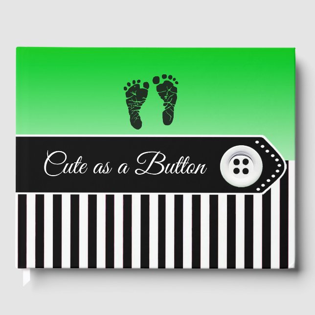 Cuesta como un botón libro de visitas de Baby Show (Anverso)