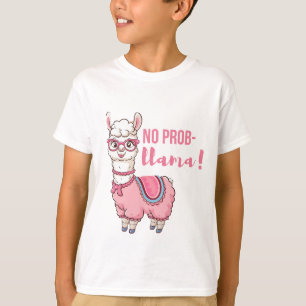 Cuesta 'No Prob Llama!' Camiseta para niños