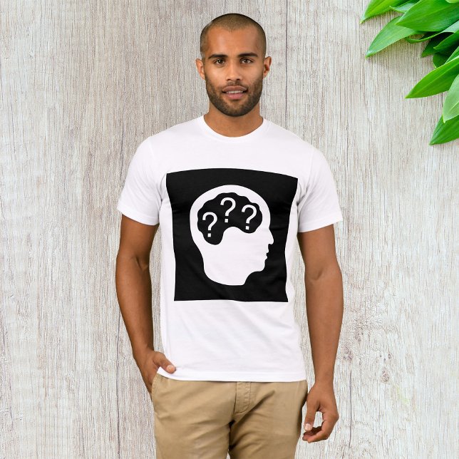 Cuestionando la camiseta de los hombres (Subido por el creador)