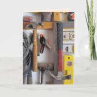 Cueva de hombre - Herramientas - Tarjeta del día d
