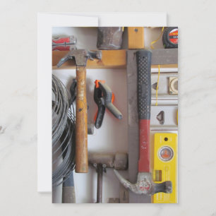 Cueva de hombre - Herramientas - Tarjeta del día d