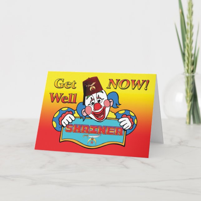 Cuida bien la tarjeta de payaso (Anverso)