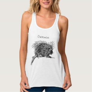 Cuidada Brily Hedgehog Thunder_Cove Tank Top