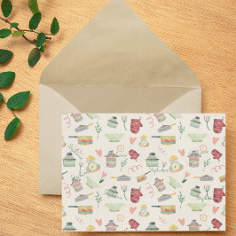 Cuidada cocina retro colorida tema personalizado