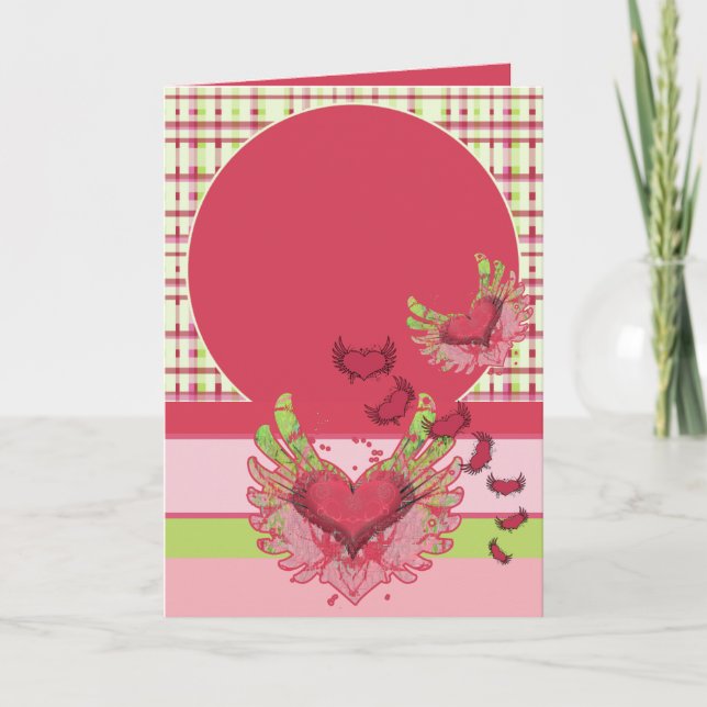 Cuidada de anuncio de bebé con tu foto - (Anverso)