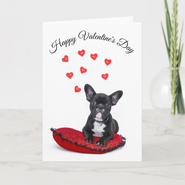 Cuidada de su tarjeta El día de San Valentín de pe (Anverso)