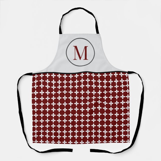 Cuidada delantal elegante y moderno (Anverso)