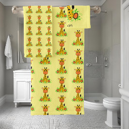 Cuidada jirafa de bebé graciosa para los niños, pe