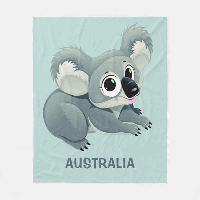 Cuidada mantas de pulga de texto de personalizado  (Anverso)