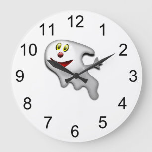 Cuidada reloj de pared fantasma de Halloween