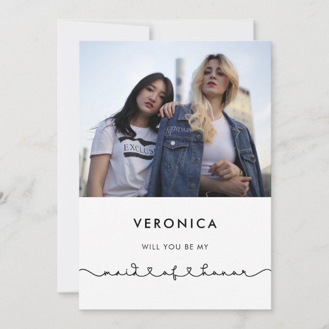 Cuidada tarjeta de propuesta de corazón de conexió (Anverso)