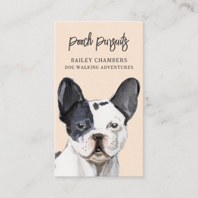 Cuidada tarjeta de visita exclusiva para la pasare (Anverso)