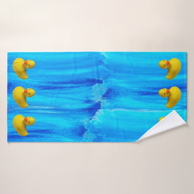 Cuidado amarillo caucho Ducky (Toalla de baño)